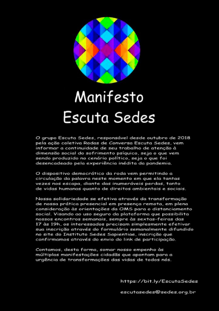 Manifesto Escuta Sedes