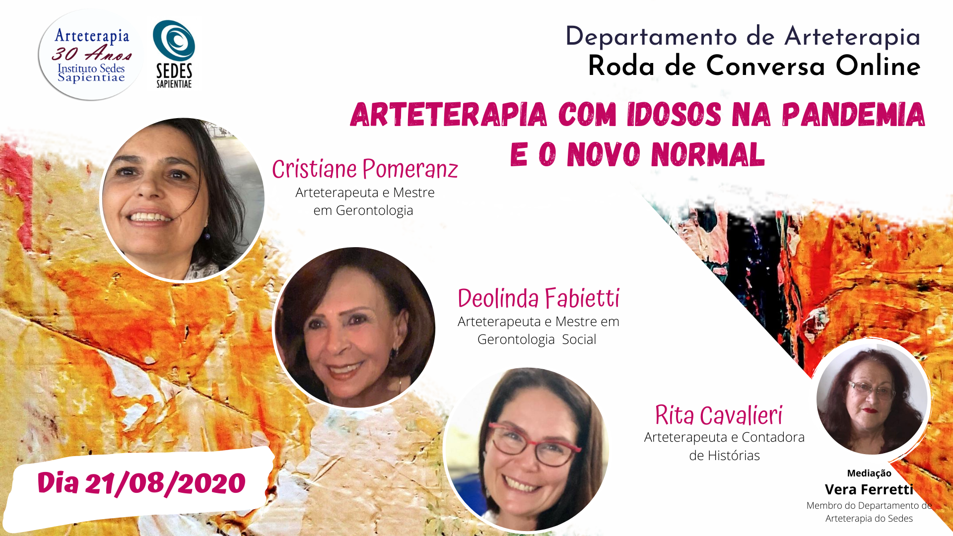 Arteterapia com Idosos na Pandemia e o Novo Normal