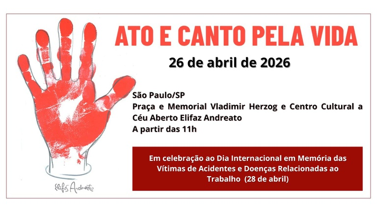 Novo manifesto Ato e Canto pela vida