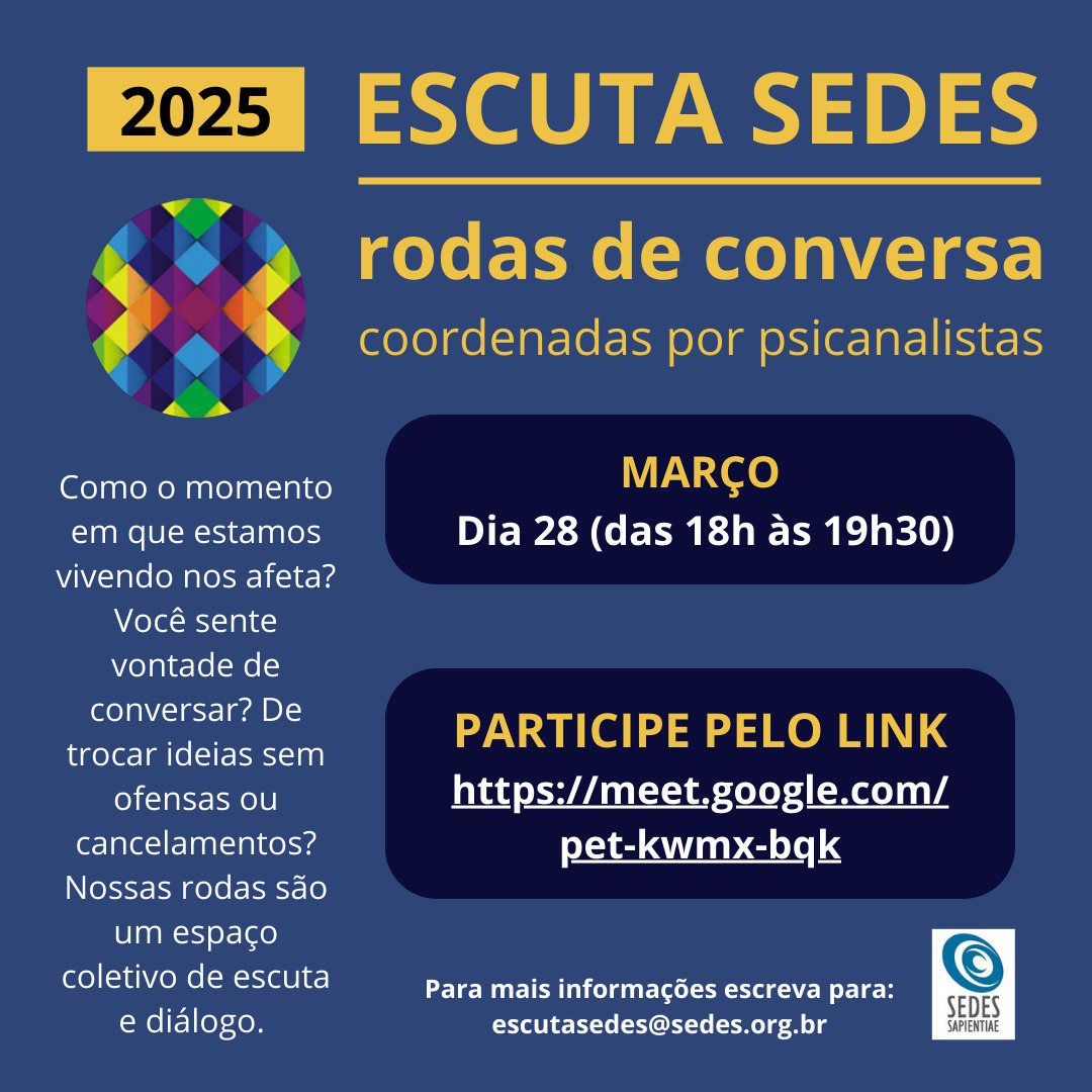 Escuta Sedes – março 2025