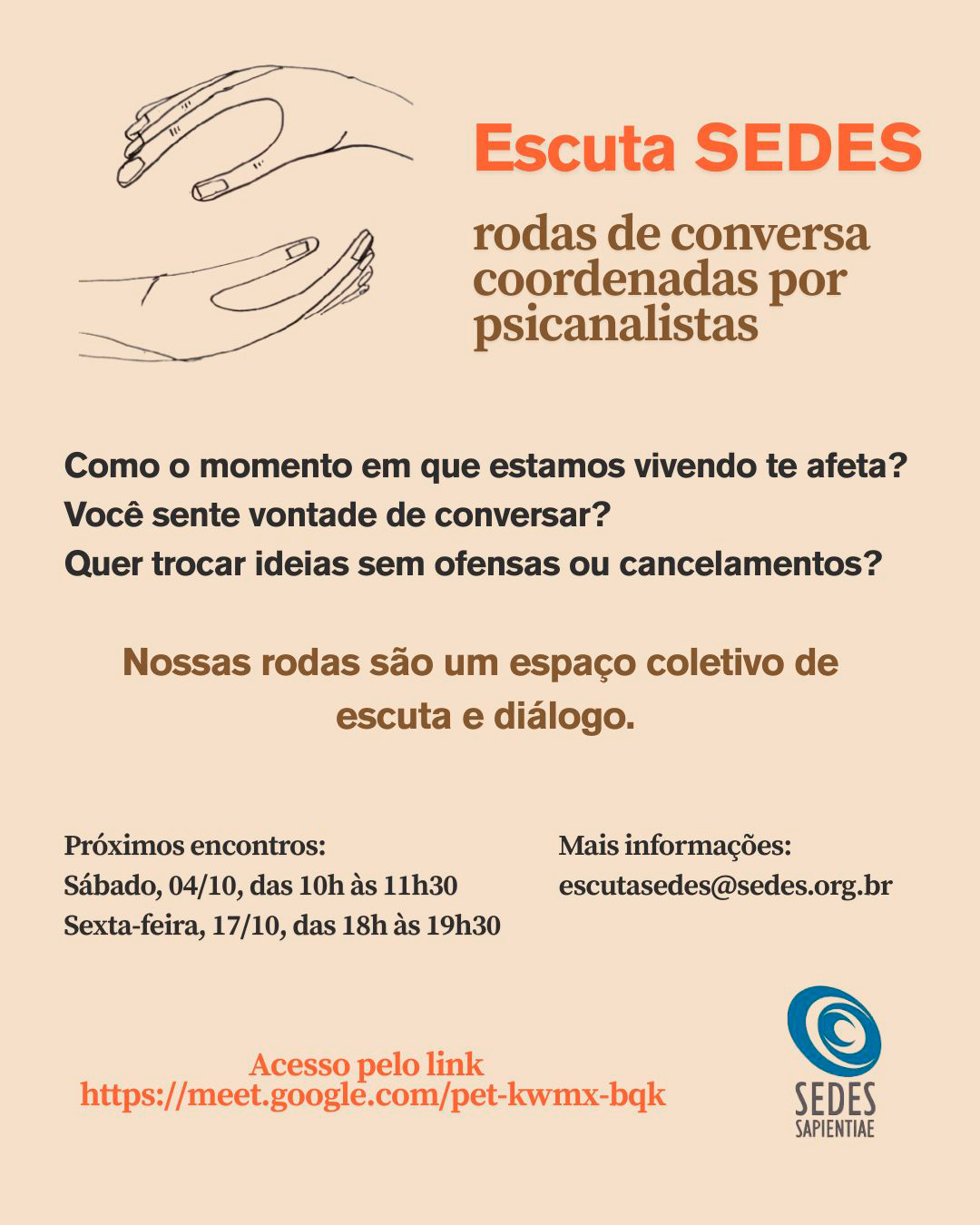 Escuta Sedes – outubro 2025