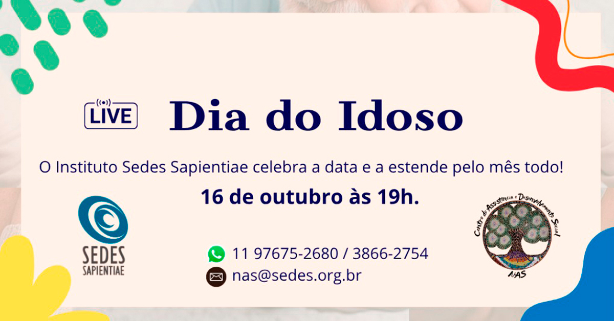 Live – 1º de outubro, dia do Idoso