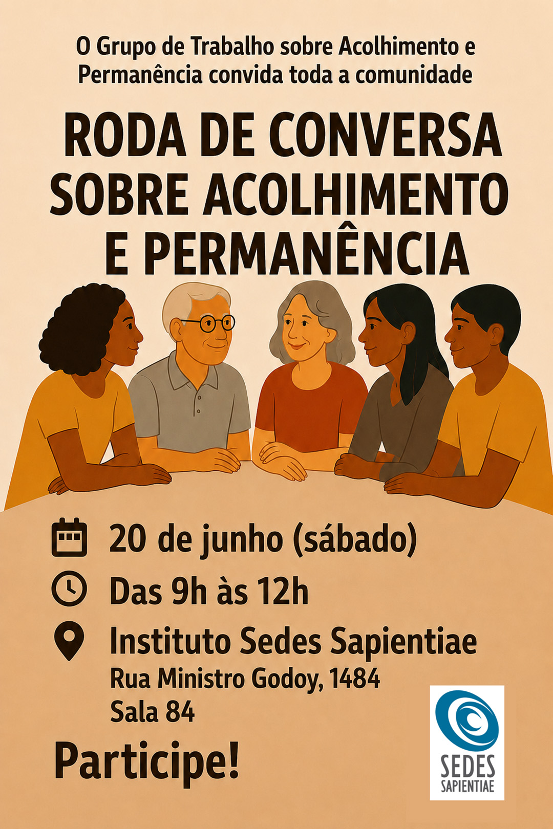Roda de Conversa sobre Acolhimento e Permanência
