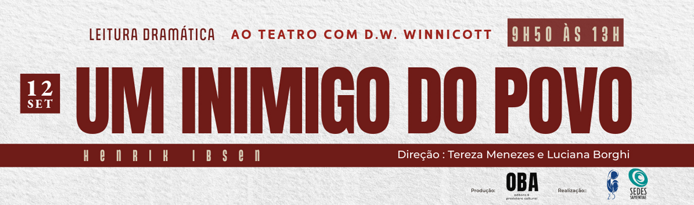 Leitura Dramática – Um inimigo do povo – Henrik Ibsen
