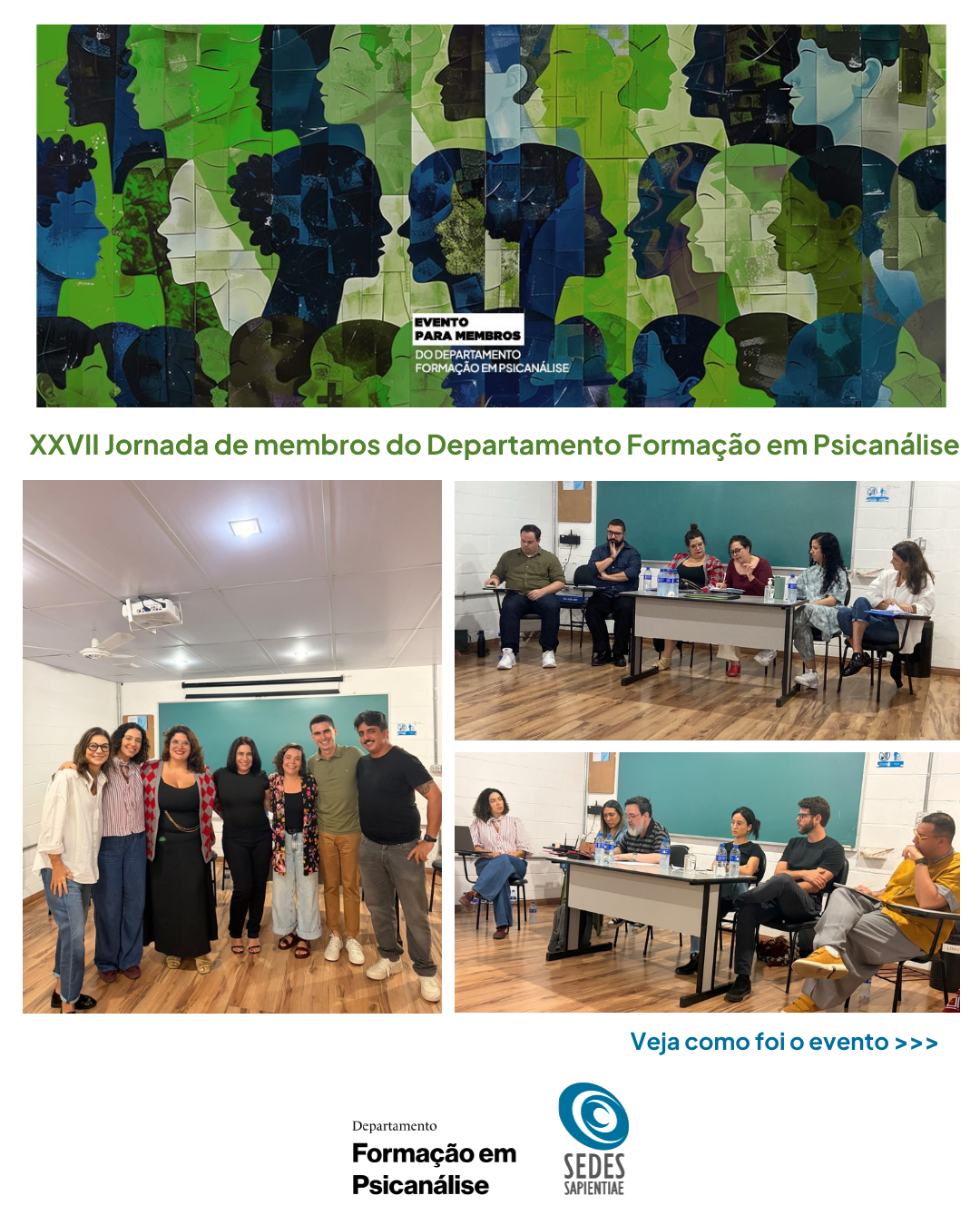 XXVII Jornada de Membros do Departamento de Formação em Psicanálise