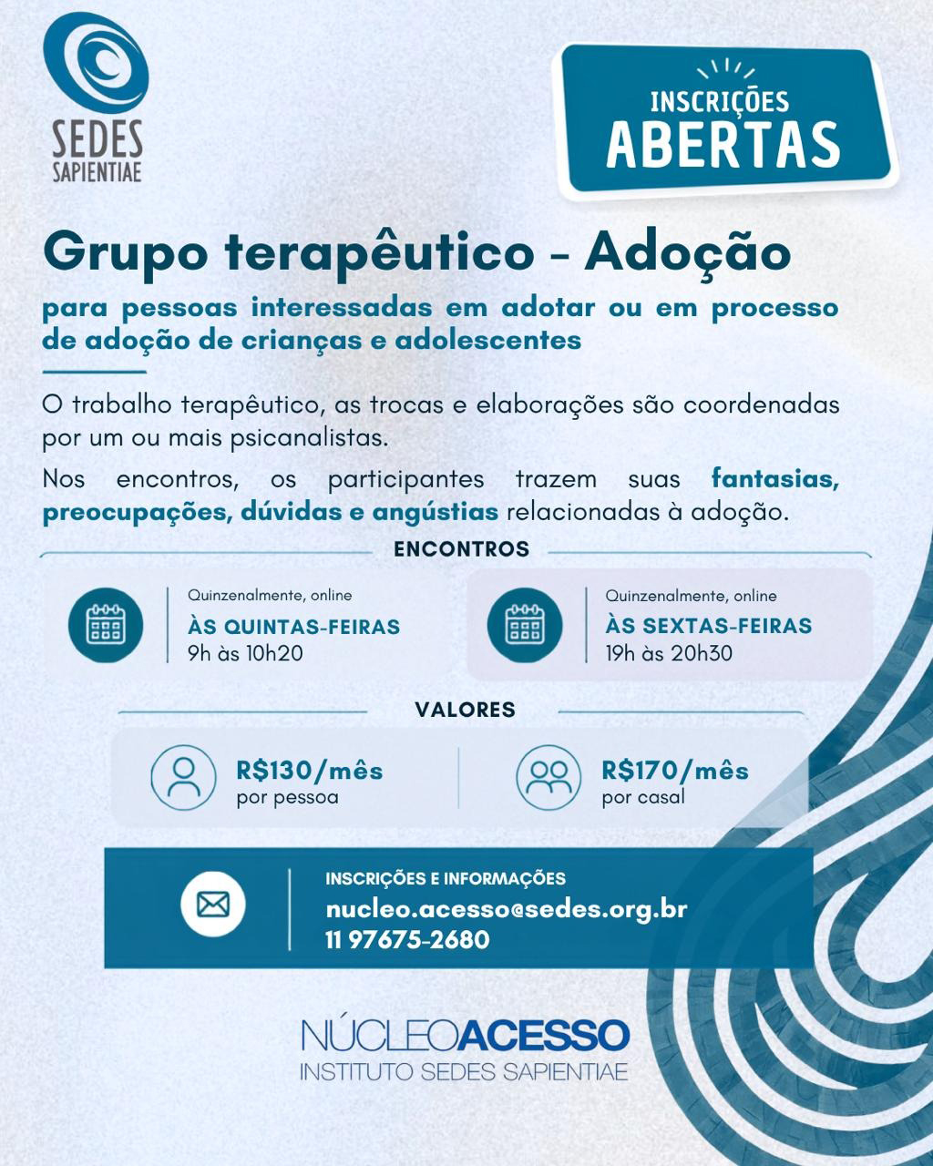Grupo Terapêutico – Adoção